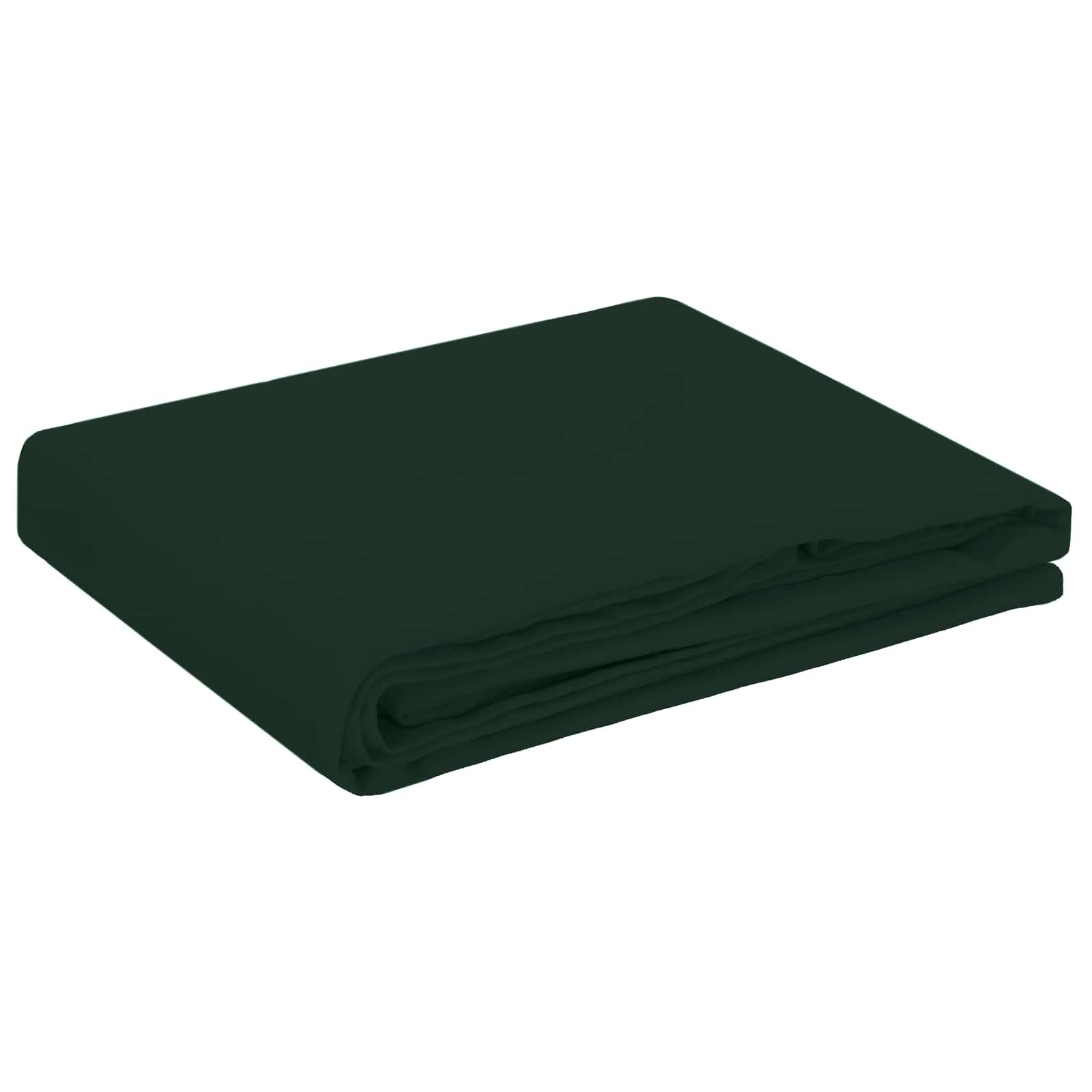 vidaXL Uterák na stôl Tmavozelená 140 x 140 cm Polyester Štvorcový
