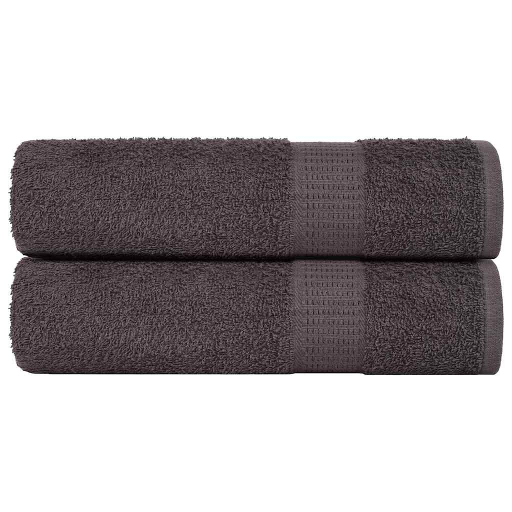 vidaXL Utierky na ruky FROGN 2 ks antracitové 50x100 cm 360 g/m²
