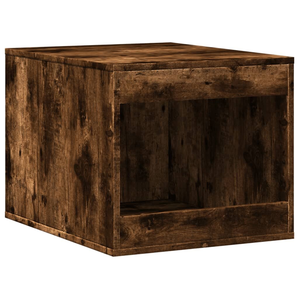 vidaXL Uzavretý box na stelivo tmavý dub 47x59x42cm kompozitné drevo
