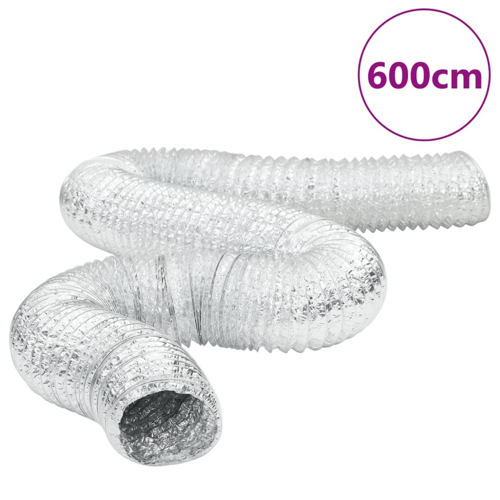 vidaXL Ventilačné potrubie hliníkové 6 m Ø125 cm