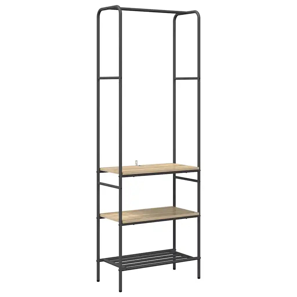 vidaXL Vešiak na oblečenie Sonoma dub 60 x 30 x 171 cm