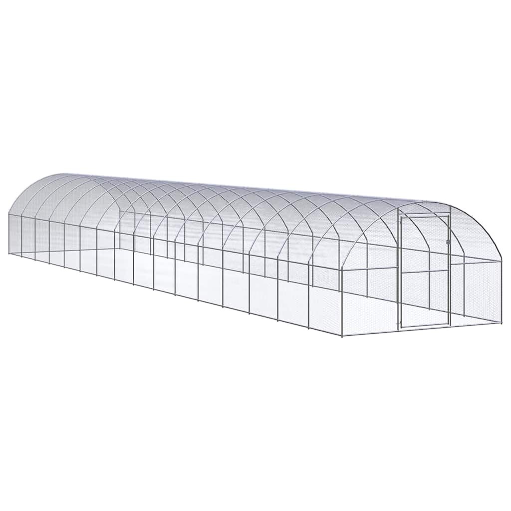 vidaXL Vonkajší kurín 3x16x2 m pozinkovaná oceľ