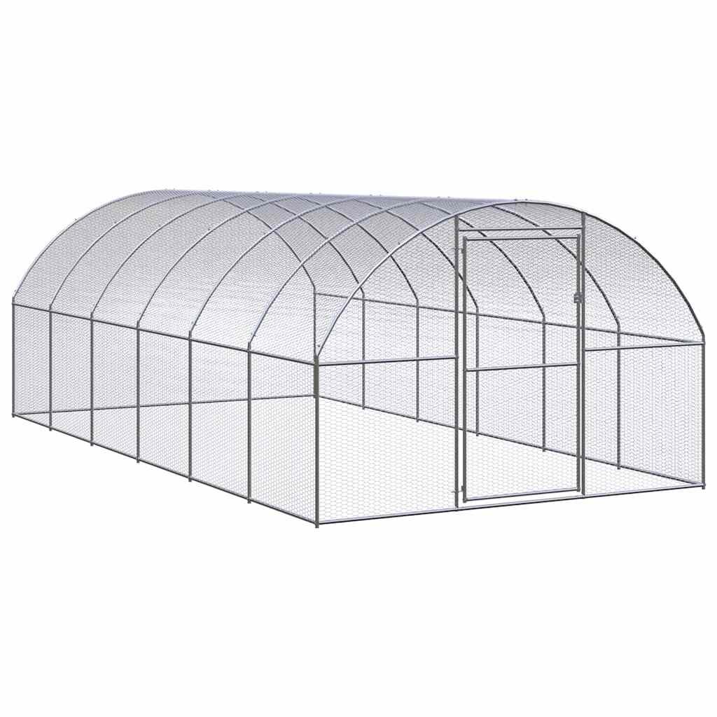 vidaXL Vonkajší kurín 3x6x2 m pozinkovaná oceľ
