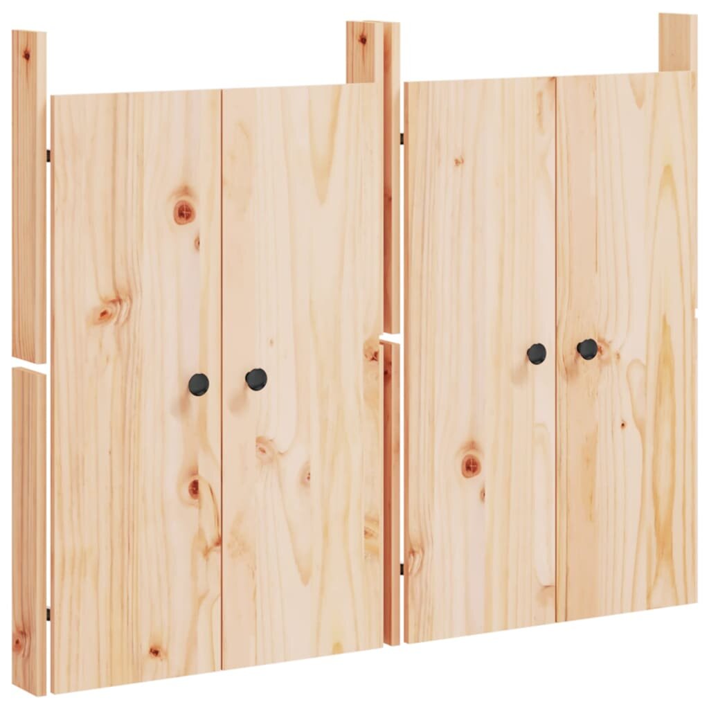 vidaXL Vonkajšie kuchynské dvierka MEPPEL 2 ks 50x9x82 cm masívna borovica