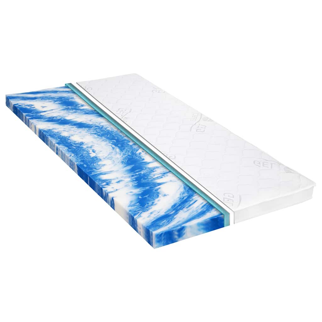 vidaXL Vrchný matrac 120x200 cm gélová pena 7 cm