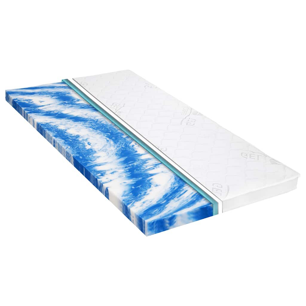 vidaXL Vrchný matrac 140x200 cm gélová pena 7 cm