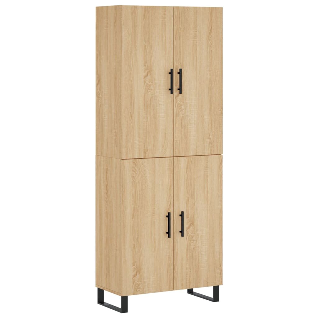 vidaXL Vysoká skrinka dub sonoma 695x34x180 cm spracované drevo