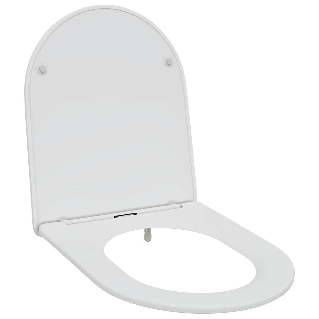 vidaXL WC sedadlo Biela 47 x 36 x 34 cm Duroplast