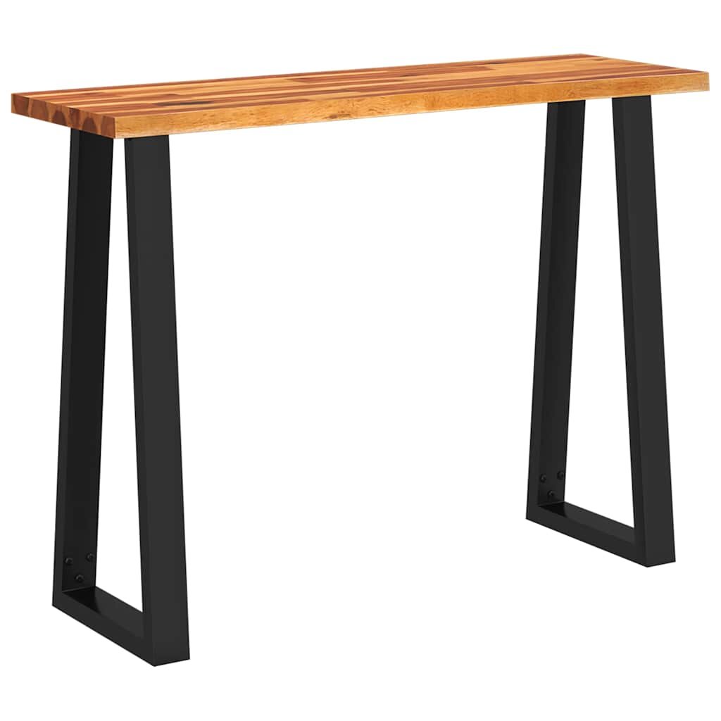 vidaXL Záhradná lavička so živou hranou 110x35x80 cm akáciový masív