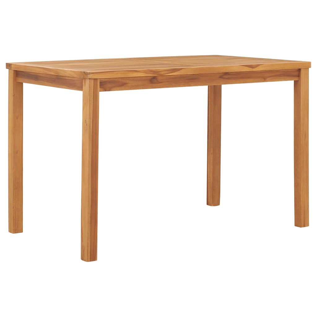 vidaXL Záhradný jedálenský stôl 120x70x75 cm tíkový masív