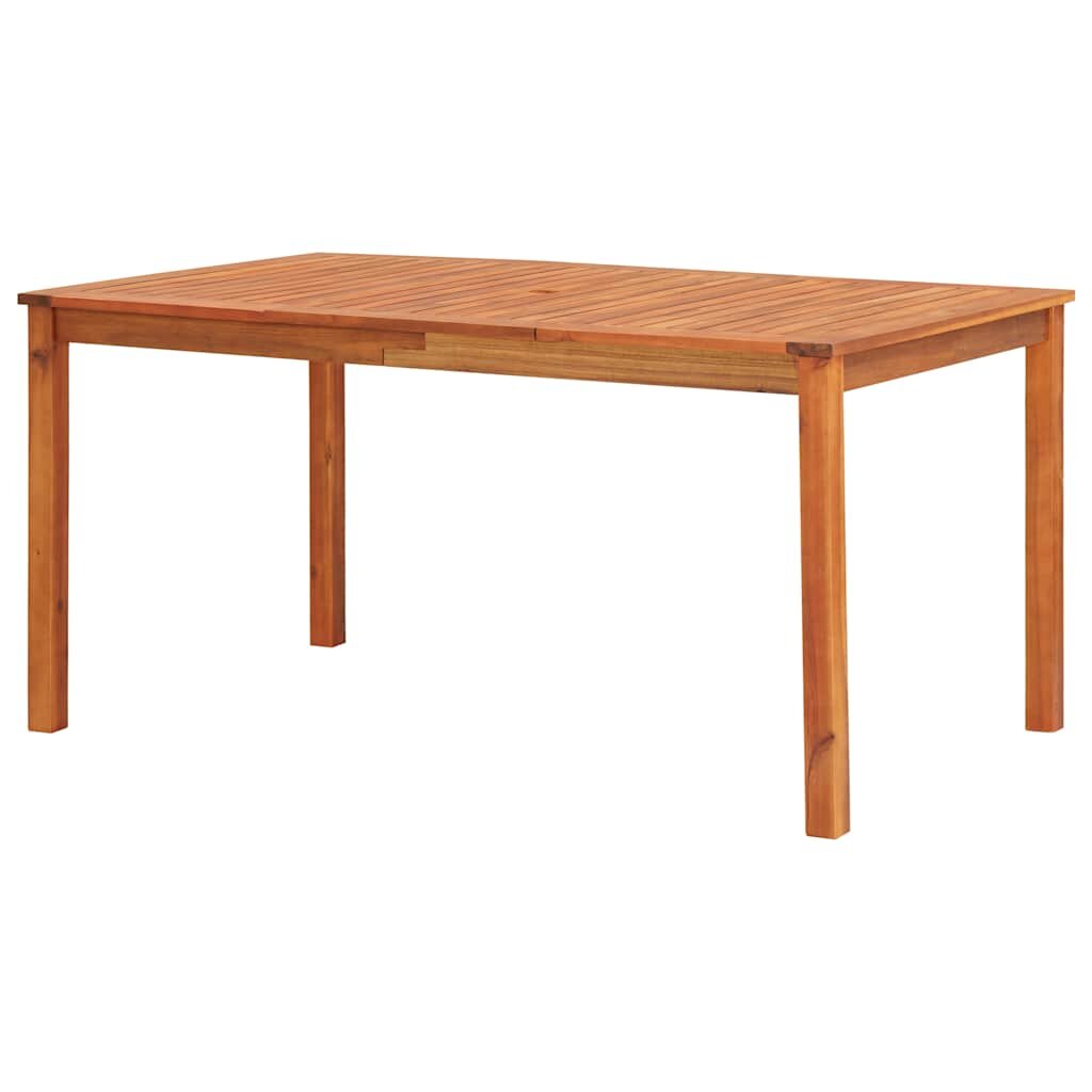 vidaXL Záhradný stôl 150x90x74 cm akáciový masív