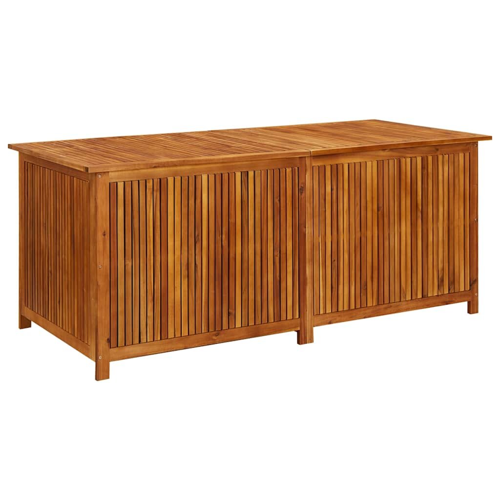 vidaXL Záhradný úložný box 175x80x75 cm akáciový masív