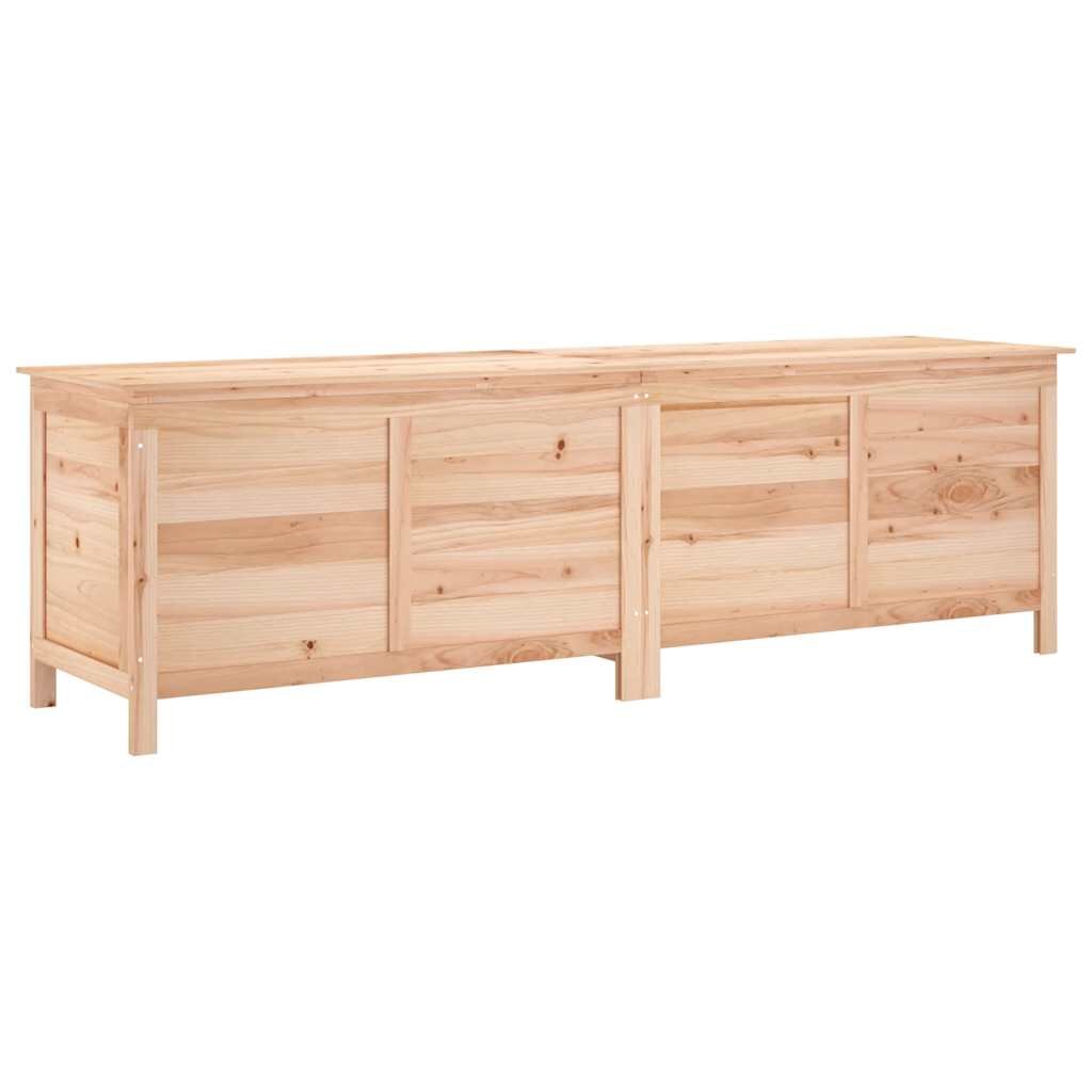 vidaXL Záhradný úložný box 1985x50x565 cm jedľové masívne drevo