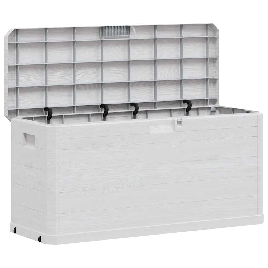 vidaXL Záhradný úložný box 280 l svetlosivý