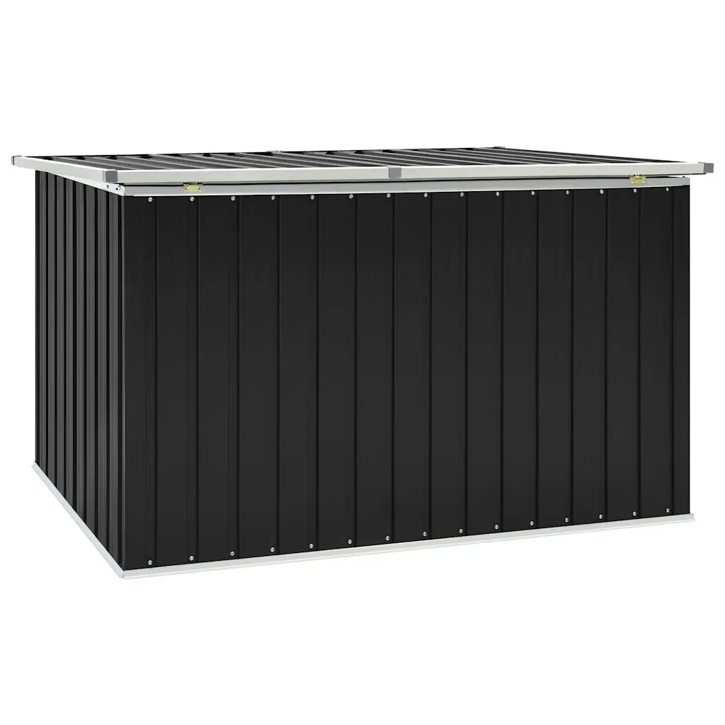 vidaXL Záhradný úložný box antracitový 171x99x93 cm