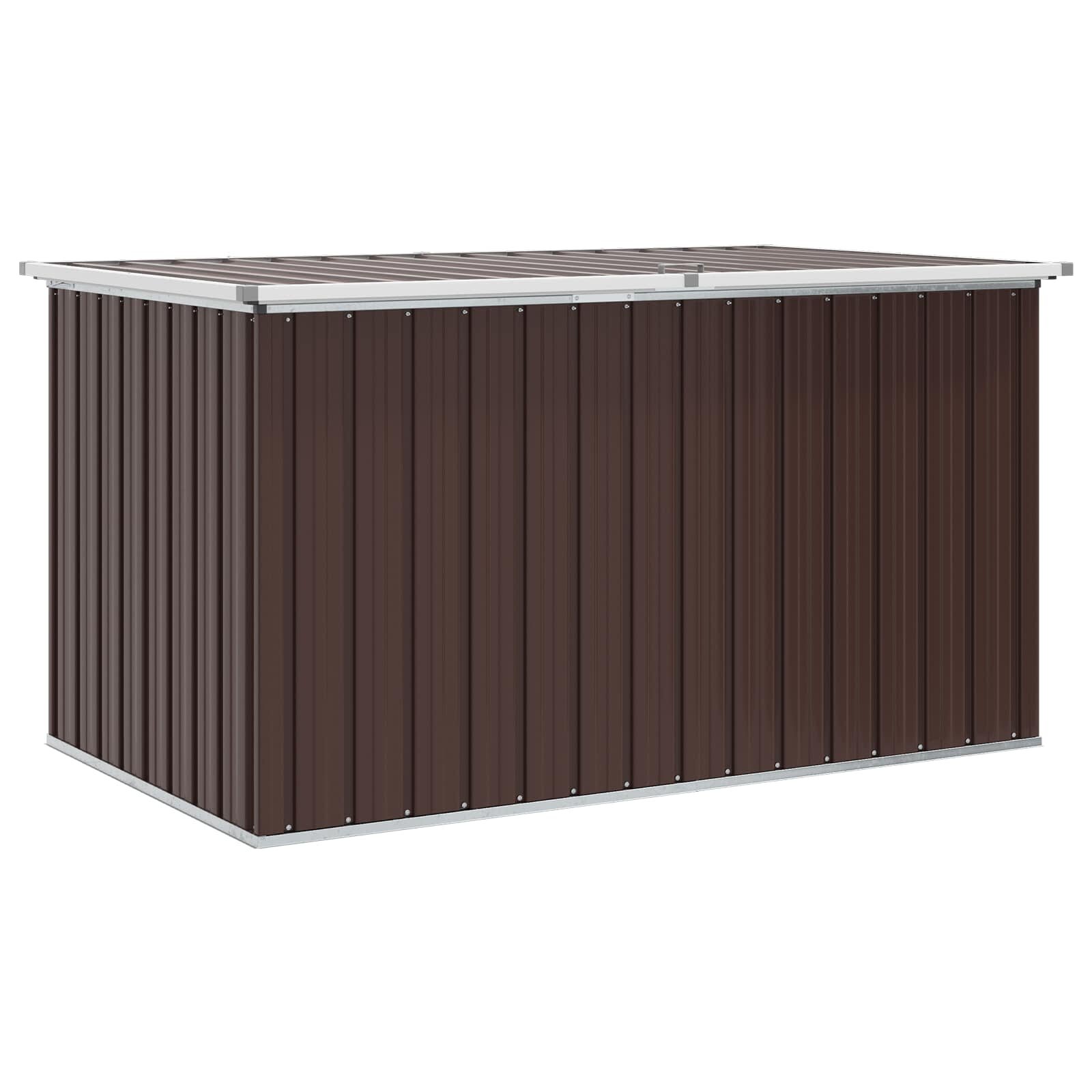 vidaXL Záhradný úložný box hnedý 171x99x93 cm