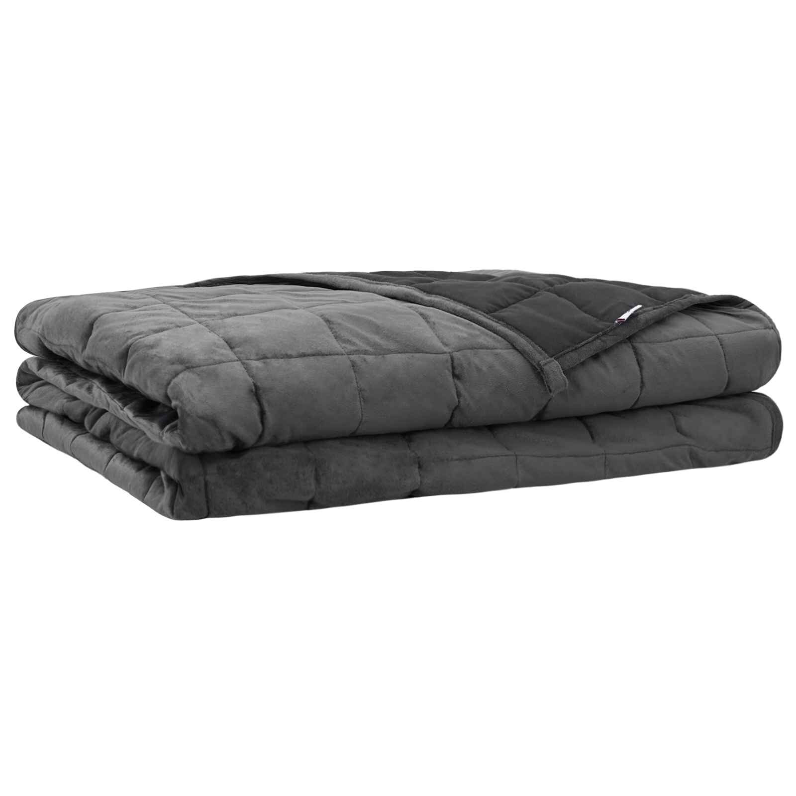 vidaXL Záťažová deka Antracitová 155 x 220 cm 11 kg 100% Bavlna 205T