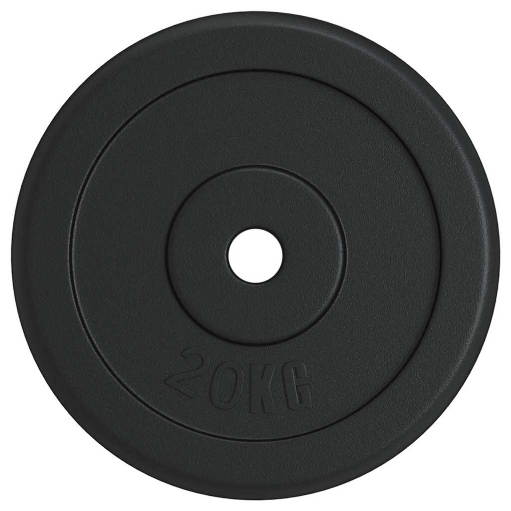 vidaXL Závažie 20 kg liatina