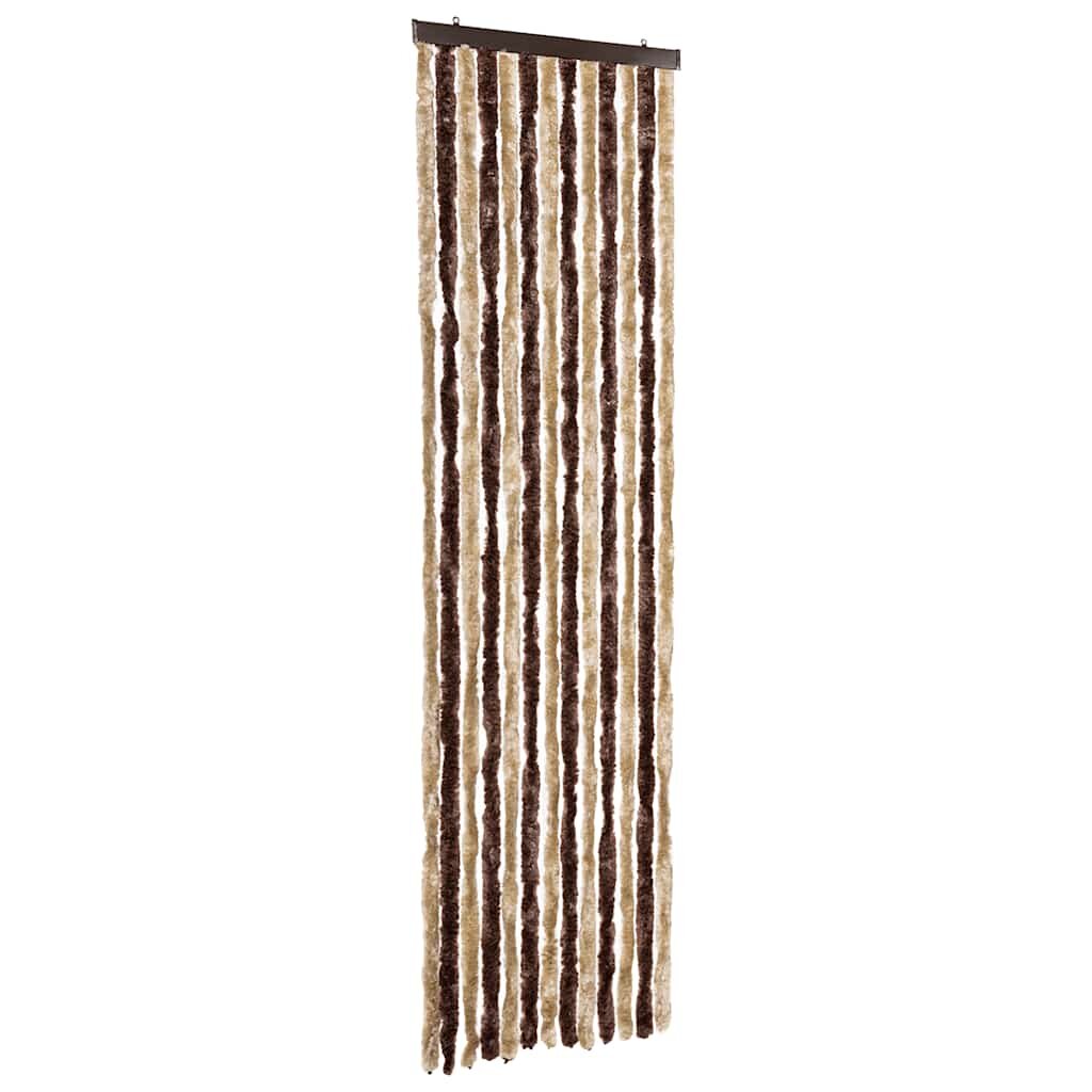 vidaXL Záves proti hmyzu béžový a svetlohnedý 56x185 cm ženilka