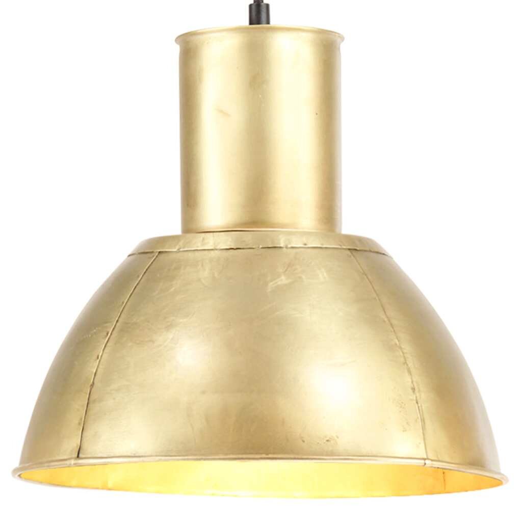 vidaXL Závesná lampa 25 W mosadzná okrúhla 285 cm E27