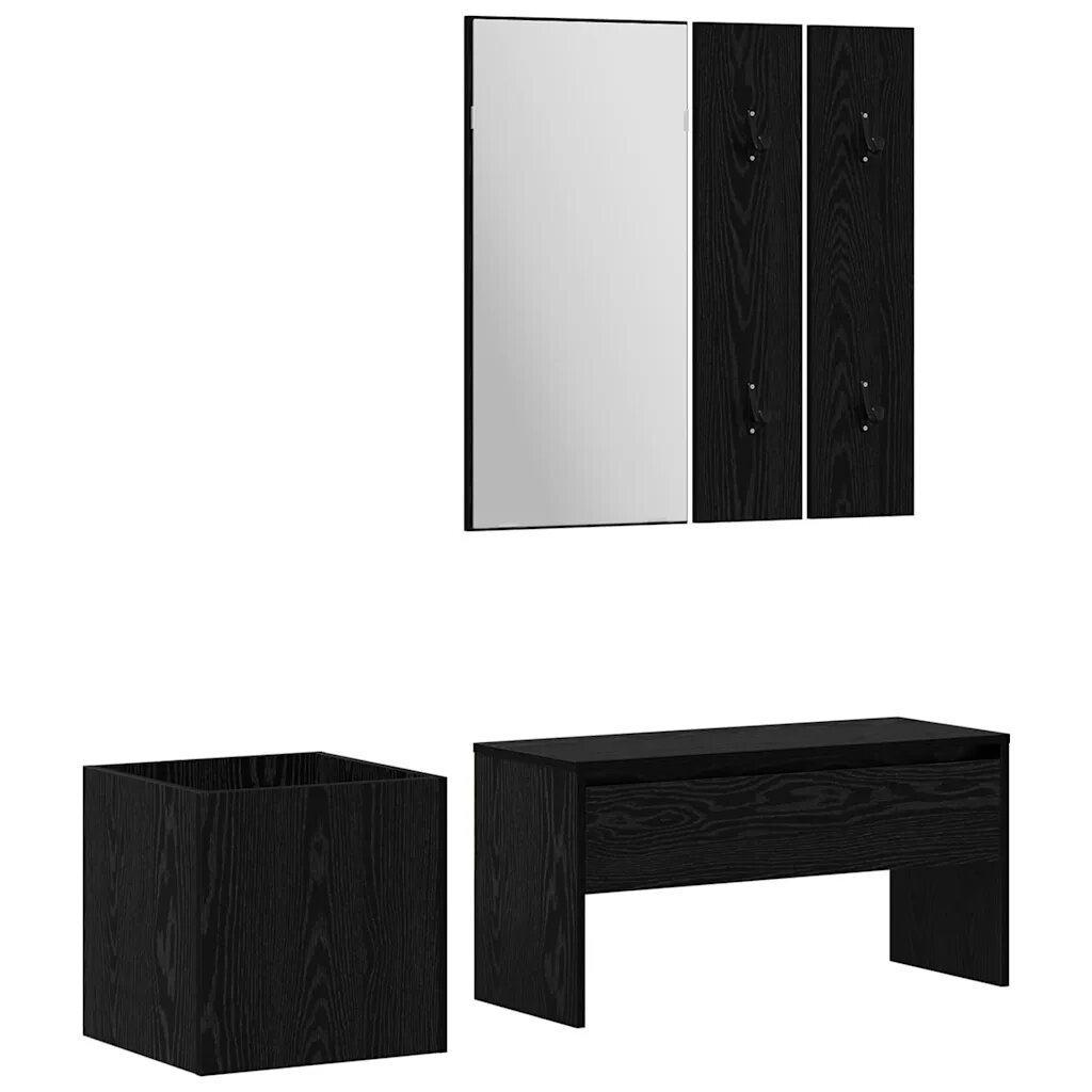 vidaXL Zostava nábytku do predsiene 5 ks 80 x 305 x 40 cm