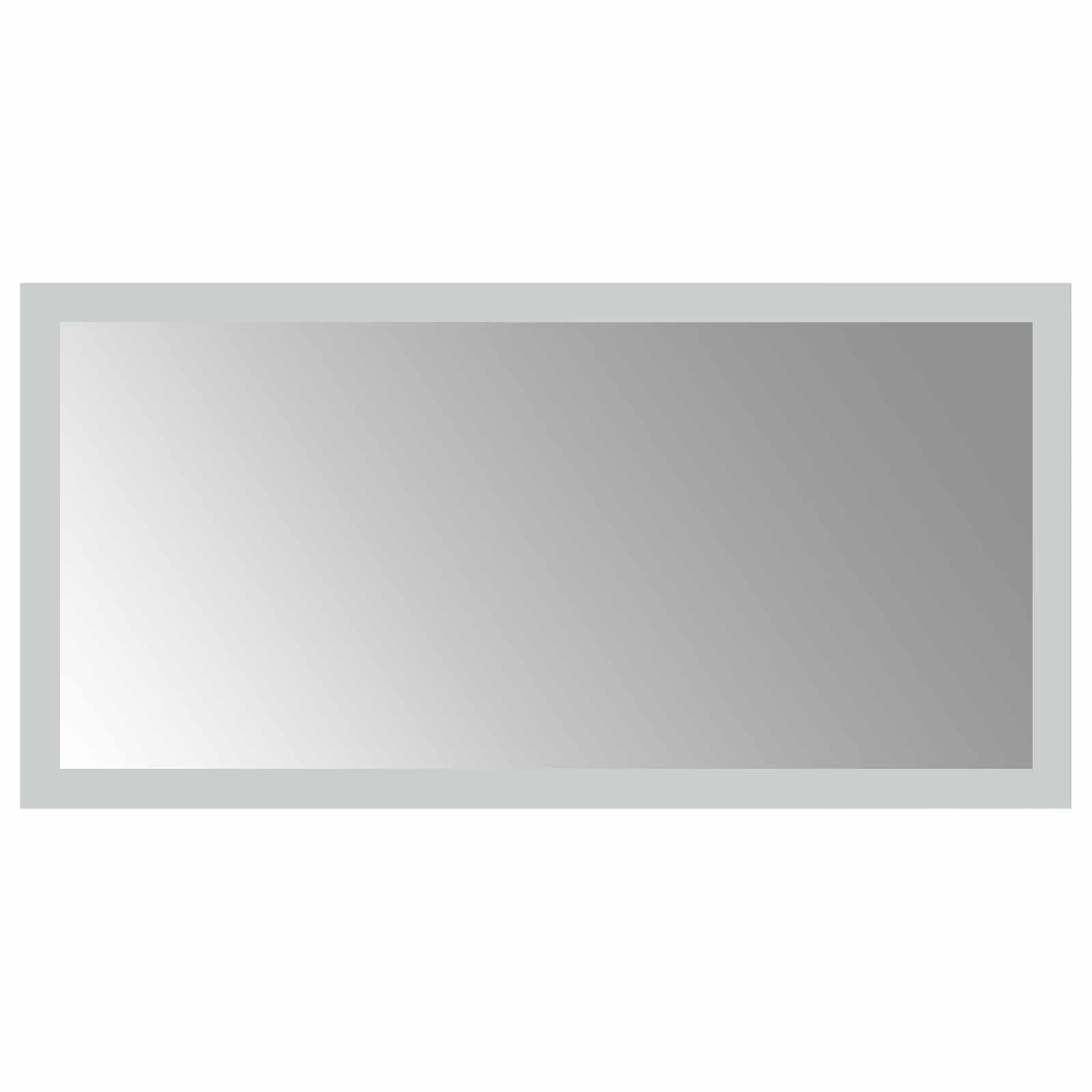 vidaXL Zrkadlo do kúpeľne s LED Priehľadná 40 x 20 cm tvrdené sklo
