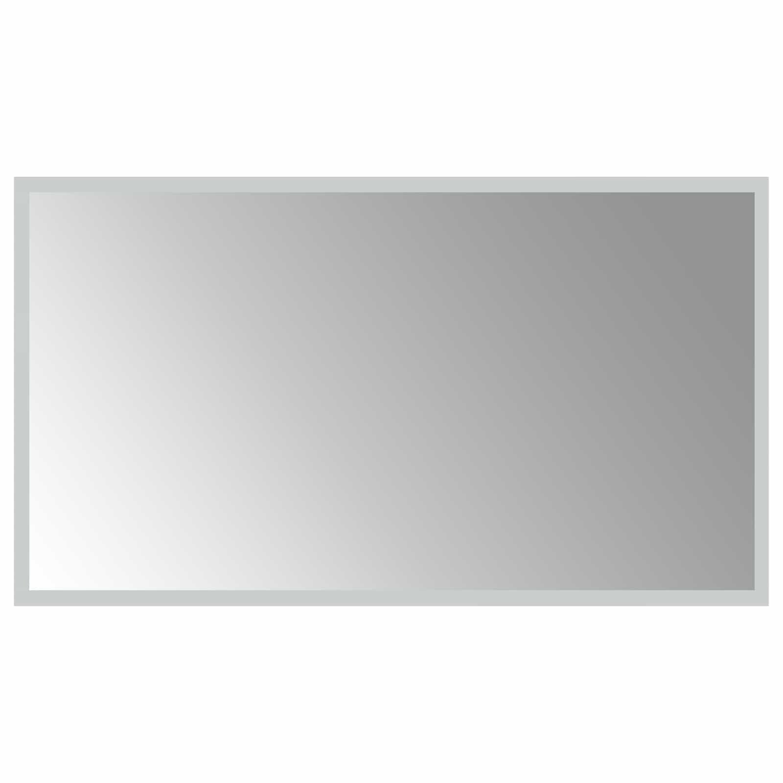 vidaXL Zrkadlo do kúpeľne s LED Priehľadná 70 x 40 cm tvrdené sklo