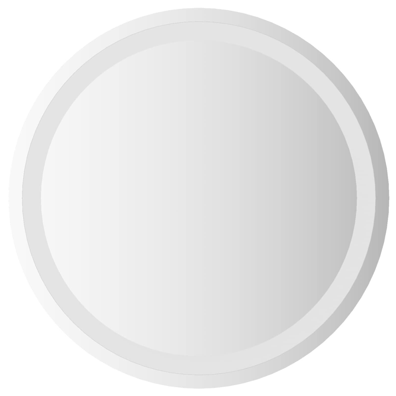 vidaXL Zrkadlo do kúpeľne s LED Priehľadná Ø 50 cm tvrdené sklo